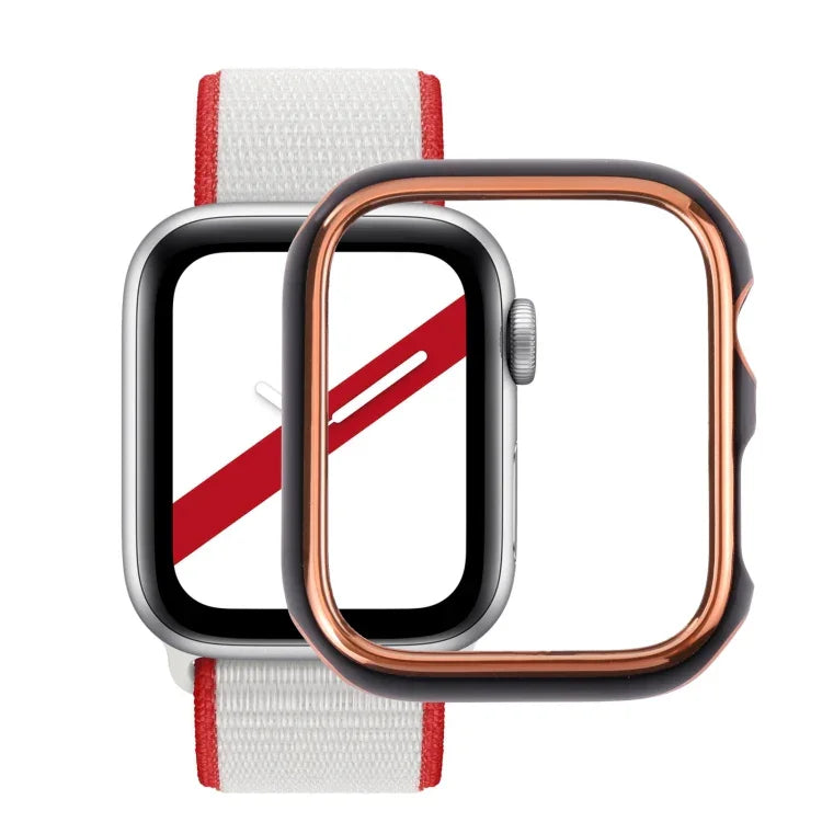 Capa protetora para relógio em PC com eletroforese bicolor, para Apple Watch Series 3 & 2 & 1 38mm