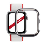 Capa protetora para relógio em PC com eletroforese bicolor, para Apple Watch Series 3 & 2 & 1 38mm