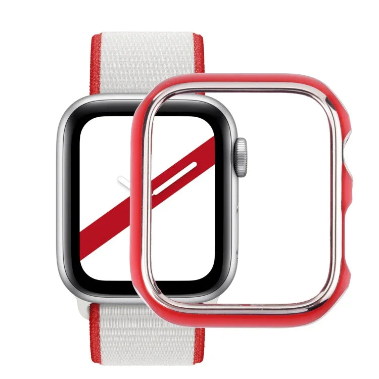 Capa protetora para relógio em PC com eletroforese bicolor, para Apple Watch Series 3 & 2 & 1 38mm