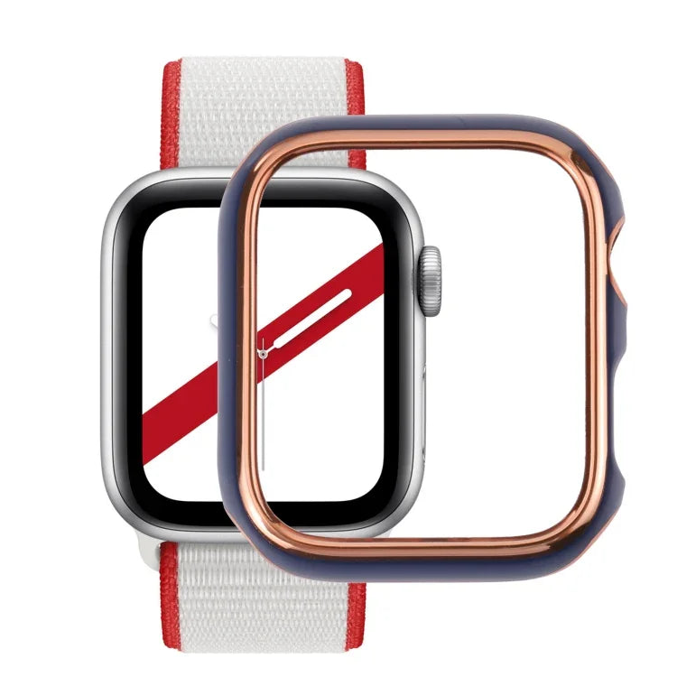 Capa protetora para relógio em PC com eletroforese bicolor, para Apple Watch Series 3 & 2 & 1 38mm