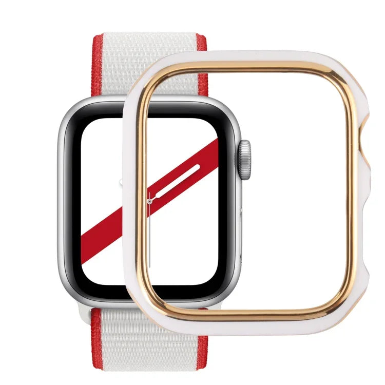 Capa protetora para relógio em PC com eletroforese bicolor, para Apple Watch Series 3 & 2 & 1 38mm