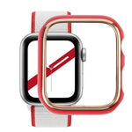 Capa protetora para relógio em PC com eletroforese bicolor, para Apple Watch Series 3 & 2 & 1 38mm