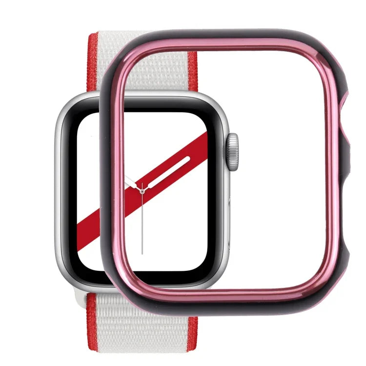 Capa protetora para relógio em PC com eletroforese bicolor, para Apple Watch Series 3 & 2 & 1 38mm