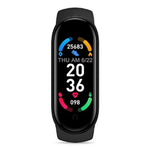 Pulseira Inteligente Desportiva 1M7, Suporta Monitorização da Frequência Cardíaca, Pressão Arterial, Sono e Lembrete de Sedentarismo, Carregamento Linear, Carregamento Magnético