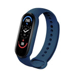 Pulseira Inteligente Desportiva 1M7, Suporta Monitorização da Frequência Cardíaca, Pressão Arterial, Sono e Lembrete de Sedentarismo, Carregamento Linear, Carregamento Magnético