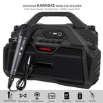 Nova Rixing NR-6011M Coluna Bluetooth 5.0 Portátil para Karaoke Exterior com Microfone & Alça de Ombro, NR-6011M (Preto), NR-6011M (Vermelho), NR-6011M (Azul), NR-6011M (Verde)