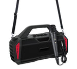 Nova Rixing NR-6011M Coluna Bluetooth 5.0 Portátil para Karaoke Exterior com Microfone & Alça de Ombro, NR-6011M (Preto), NR-6011M (Vermelho), NR-6011M (Azul), NR-6011M (Verde)