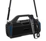 Nova Rixing NR-6011M Coluna Bluetooth 5.0 Portátil para Karaoke Exterior com Microfone & Alça de Ombro, NR-6011M (Preto), NR-6011M (Vermelho), NR-6011M (Azul), NR-6011M (Verde)