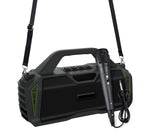 Nova Rixing NR-6011M Coluna Bluetooth 5.0 Portátil para Karaoke Exterior com Microfone & Alça de Ombro, NR-6011M (Preto), NR-6011M (Vermelho), NR-6011M (Azul), NR-6011M (Verde)