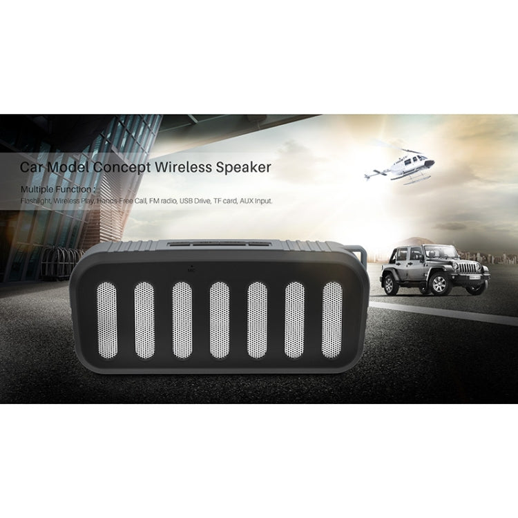 NewRixing NR-2013 Coluna Bluetooth TWS em Forma de Duto de Escape de Carro