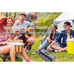 NewRixing NR-2013 Coluna Bluetooth TWS em Forma de Duto de Escape de Carro