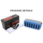 NewRixing NR-2013 Coluna Bluetooth TWS em Forma de Duto de Escape de Carro