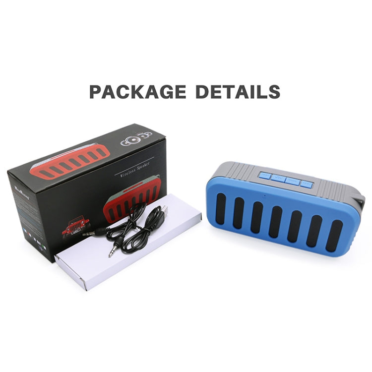 NewRixing NR-2013 Coluna Bluetooth TWS em Forma de Duto de Escape de Carro