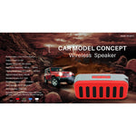 NewRixing NR-2013 Coluna Bluetooth TWS em Forma de Duto de Escape de Carro