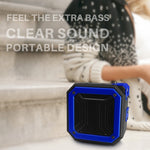 Nova Rixing NR-103 Mini Coluna Bluetooth TWS com Cordão, NR-103 (Laranja), NR-103 (Preto), NR-103 (Vermelho), NR-103 (Azul), NR-103 (Verde)