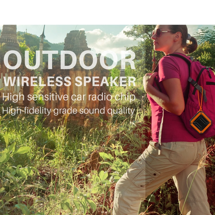 Nova Rixing NR-103 Mini Coluna Bluetooth TWS com Cordão, NR-103 (Laranja), NR-103 (Preto), NR-103 (Vermelho), NR-103 (Azul), NR-103 (Verde)