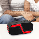NewRixing NR-5019 Coluna Bluetooth Portátil para Exterior, Suporta Chamadas Mãos Livres / Cartão TF / FM / Disco U