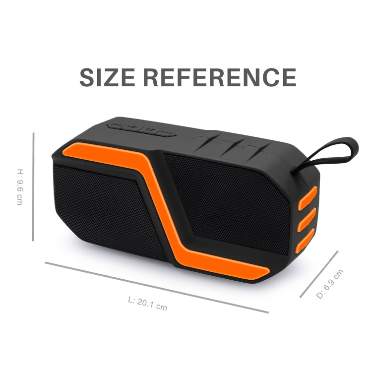 NewRixing NR-5019 Coluna Bluetooth Portátil para Exterior, Suporta Chamadas Mãos Livres / Cartão TF / FM / Disco U