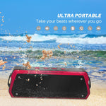 NewRixing NR-5000 Coluna Bluetooth de Alta Fidelidade IPX5, Suporta Chamadas Mãos Livres / Cartão TF / FM / Disco U