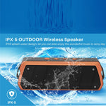 NewRixing NR-5000 Coluna Bluetooth de Alta Fidelidade IPX5, Suporta Chamadas Mãos Livres / Cartão TF / FM / Disco U