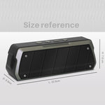 NewRixing NR-5000 Coluna Bluetooth de Alta Fidelidade IPX5, Suporta Chamadas Mãos Livres / Cartão TF / FM / Disco U