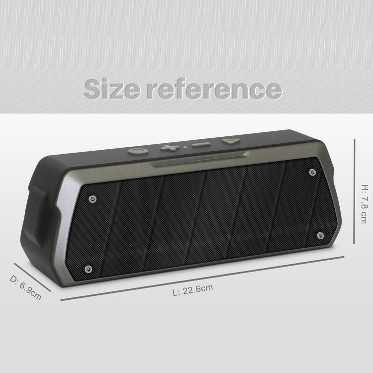 NewRixing NR-5000 Coluna Bluetooth de Alta Fidelidade IPX5, Suporta Chamadas Mãos Livres / Cartão TF / FM / Disco U
