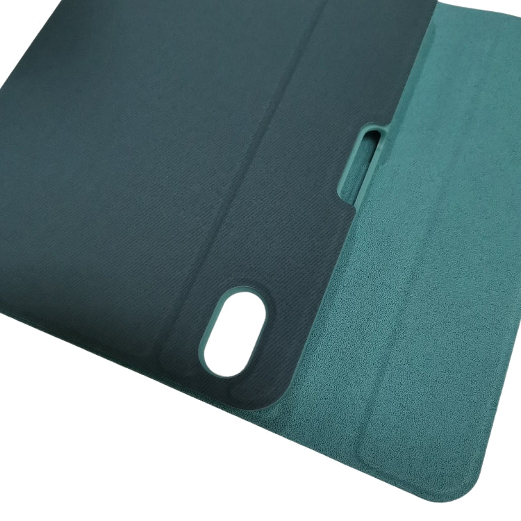 HK006 Teclado Bluetooth Destacável com Teclas Quadradas, Capa de Couro com Suporte para iPad mini 6, HK006