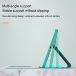 HK006D Teclado Bluetooth Destacável com Teclas Quadradas, Capa de Couro com Retroiluminação Branca e Suporte para iPad mini 6, HK006D