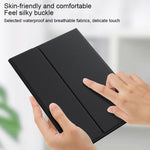HY006 Teclado Bluetooth Destacável com Teclas Redondas, Capa de Couro com Suporte para iPad mini 6, HY006