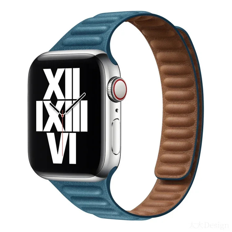 Slimming Loop Magnetic Replacement Watchband For Apple Watch Series, 7 41mm / 6&SE&5&4 40mm / 3&2&1 38mm, 7 45mm / 6&SE&5&4 44mm / 3&2&1 42mm