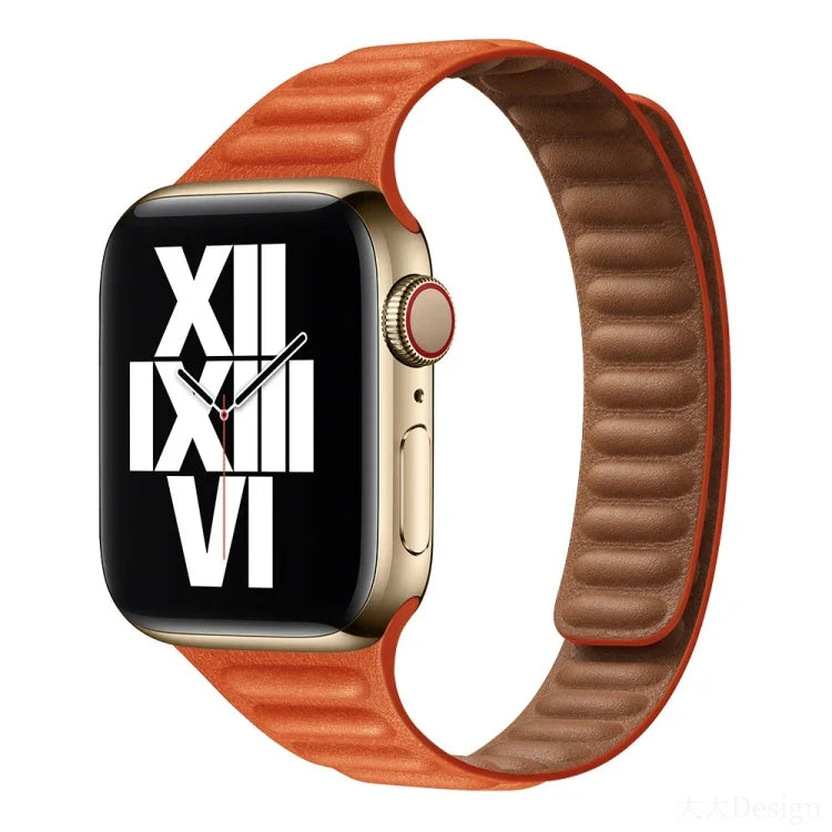 Slimming Loop Magnetic Replacement Watchband For Apple Watch Series, 7 41mm / 6&SE&5&4 40mm / 3&2&1 38mm, 7 45mm / 6&SE&5&4 44mm / 3&2&1 42mm