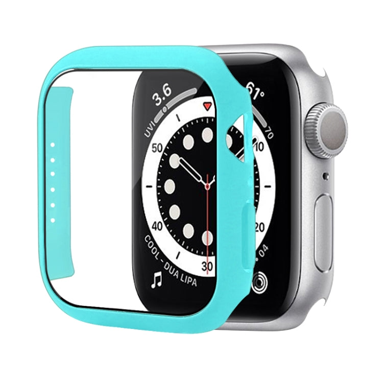 Capa Protetora Antichoque em PC com Filme de Vidro Temperado, Para Apple Watch Series 9 / 8 / 7 41mm, Para Apple Watch Series 9 / 8 / 7 45mm, Para Apple Watch Series 8 / 7 41mm