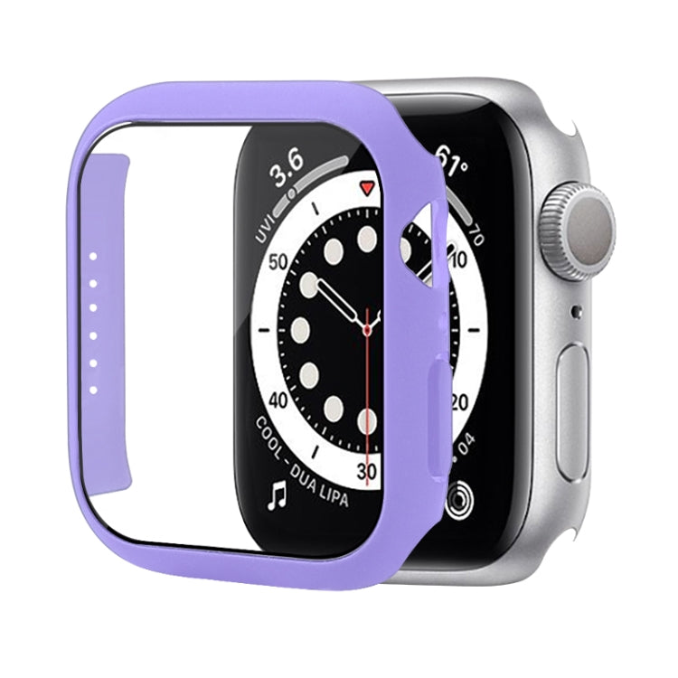 Capa Protetora Antichoque em PC com Filme de Vidro Temperado, Para Apple Watch Series 9 / 8 / 7 41mm, Para Apple Watch Series 9 / 8 / 7 45mm, Para Apple Watch Series 8 / 7 41mm