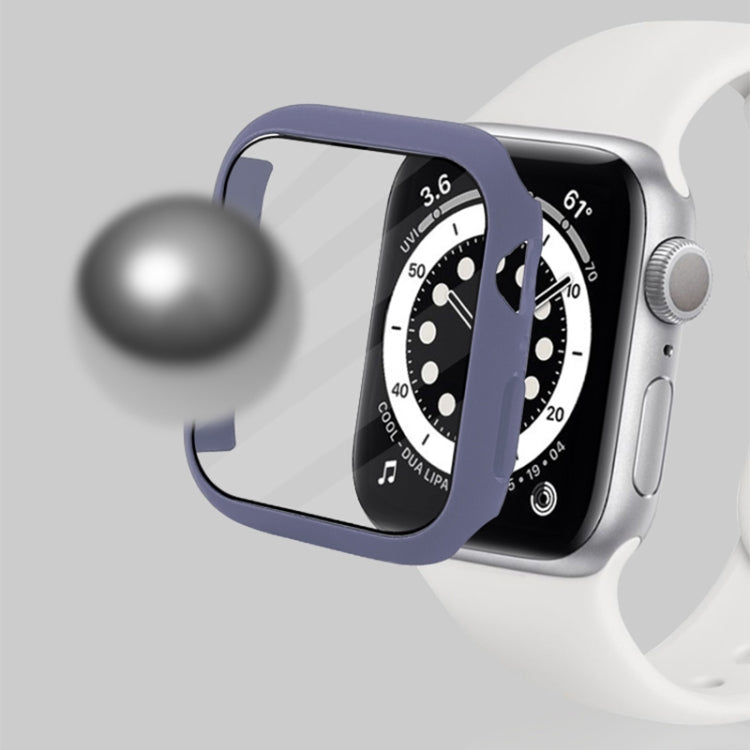 Capa Protetora Antichoque em PC com Filme de Vidro Temperado, Para Apple Watch Series 9 / 8 / 7 41mm, Para Apple Watch Series 9 / 8 / 7 45mm, Para Apple Watch Series 8 / 7 41mm