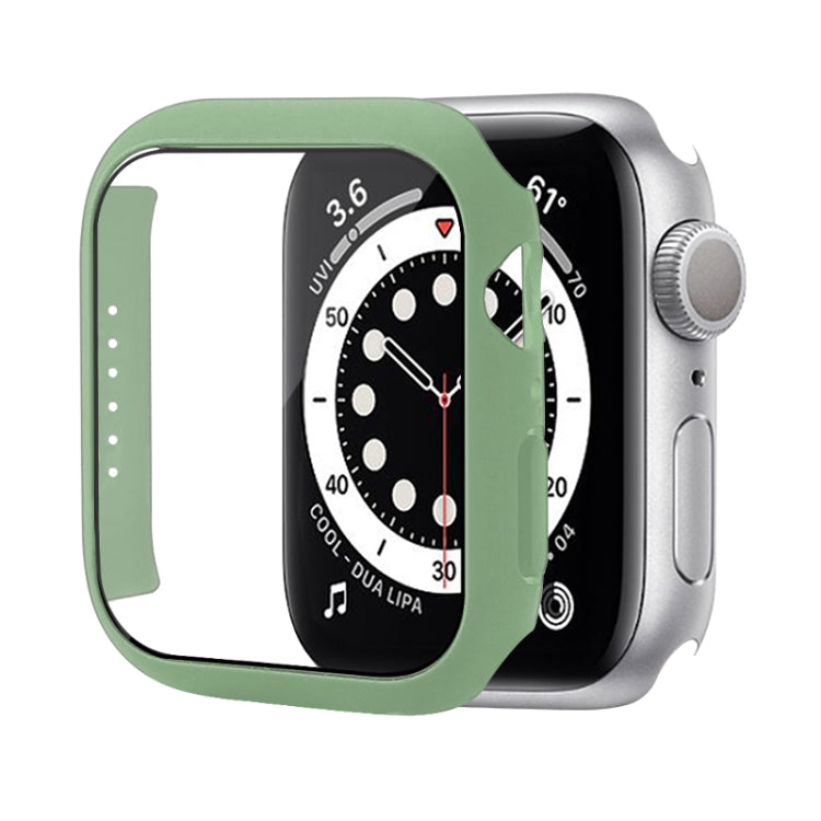 Capa Protetora Antichoque em PC com Filme de Vidro Temperado, Para Apple Watch Series 9 / 8 / 7 41mm, Para Apple Watch Series 9 / 8 / 7 45mm, Para Apple Watch Series 8 / 7 41mm