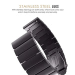 For Samsung Smart Watch One-bead Steel Replacement Strap Watchband, 18mm, 20mm, 22mm