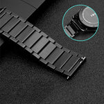 For Samsung Smart Watch One-bead Steel Butterfly Buckle Replacement Strap Watchband, 18mm, 20mm, 22mm