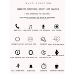 Z73 Pulseira Inteligente com Ecrã Tátil de 1,09 polegadas, Suporta Monitorização do Sono / Monitorização da Frequência Cardíaca / Controlo por Voz / Lembrete do Ciclo Menstrual Feminino