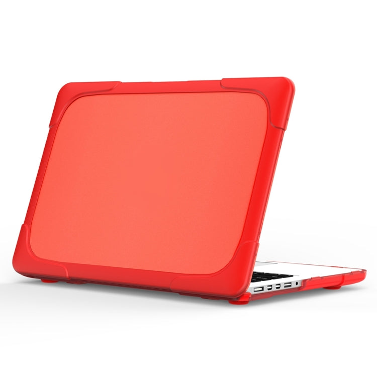 Capa Protetora para Portátil TPU + PC Bicolor, Para MacBook Air 13.3 polegadas A1932 (2018), Para MacBook Pro 13.3 polegadas com Touch Bar (A2159 / A1989)