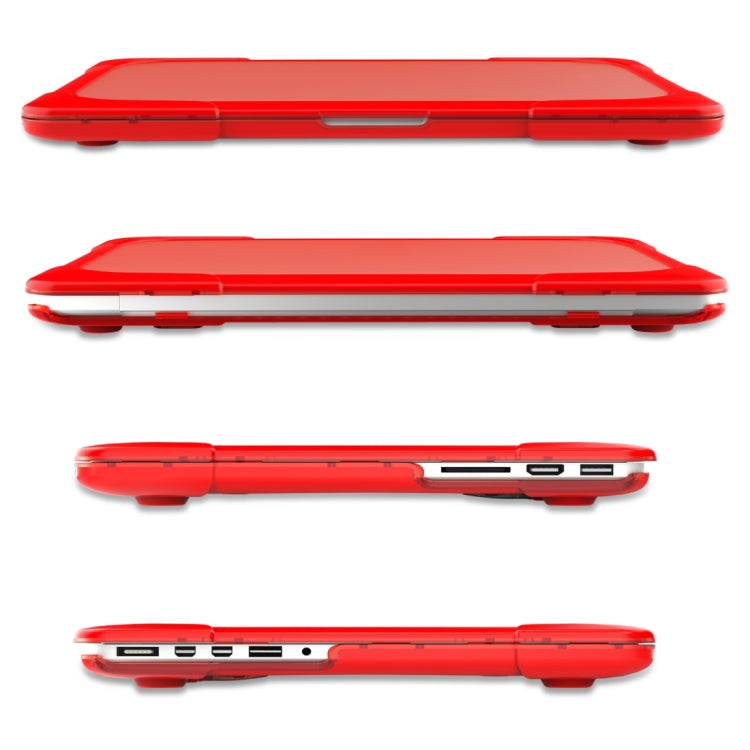 Capa Protetora para Portátil TPU + PC Bicolor, Para MacBook Air 13.3 polegadas A1932 (2018), Para MacBook Pro 13.3 polegadas com Touch Bar (A2159 / A1989)