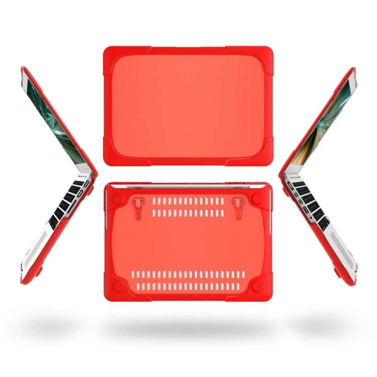 Capa Protetora para Portátil TPU + PC Bicolor, Para MacBook Air 13.3 polegadas A1932 (2018), Para MacBook Pro 13.3 polegadas com Touch Bar (A2159 / A1989)