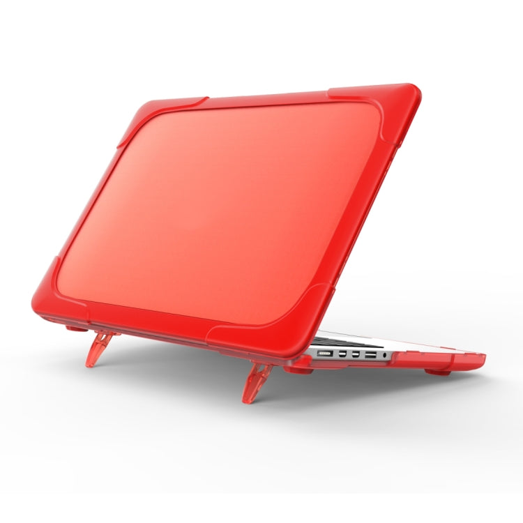 Capa Protetora para Portátil TPU + PC Bicolor, Para MacBook Air 13.3 polegadas A1932 (2018), Para MacBook Pro 13.3 polegadas com Touch Bar (A2159 / A1989)