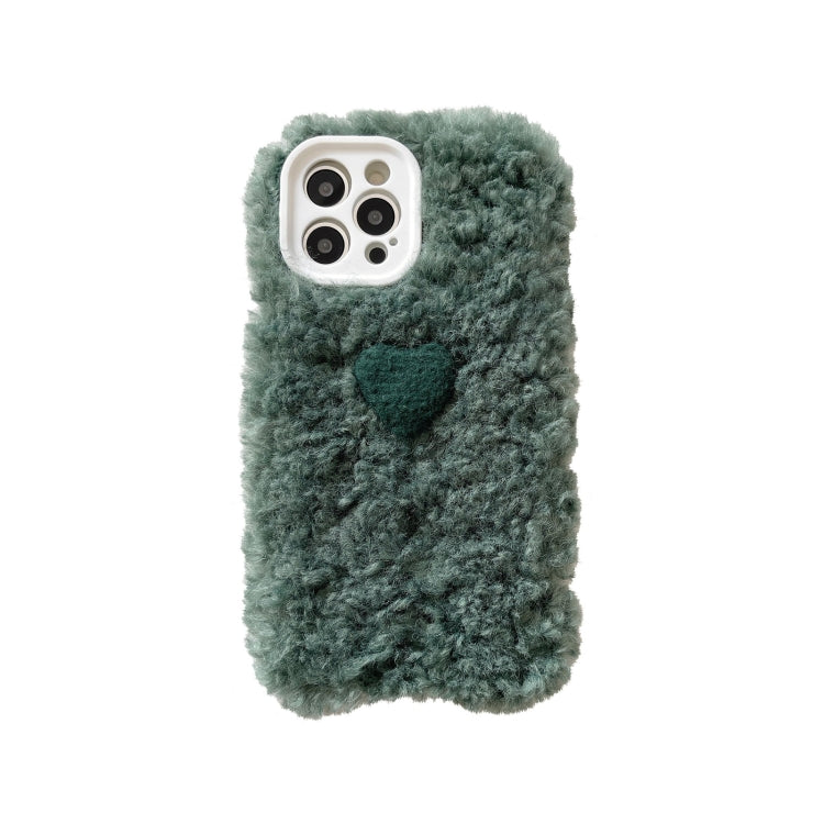 Plush Heart Soft Protective Case, For iPhone 13 mini, For iPhone 13, For iPhone 13 Pro, For iPhone 13 Pro Max, For iPhone 12 mini, For iPhone 12, For iPhone 12 Pro, For iPhone 12 Pro Max, For iPhone 11 Pro, For iPhone 11, For iPhone 11 Pro Max