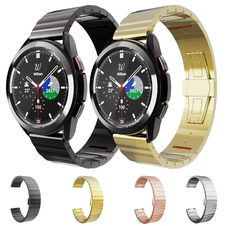 Pulseira de substituição em aço, Para Samsung Galaxy Watch4 Classic 42mm/46mm