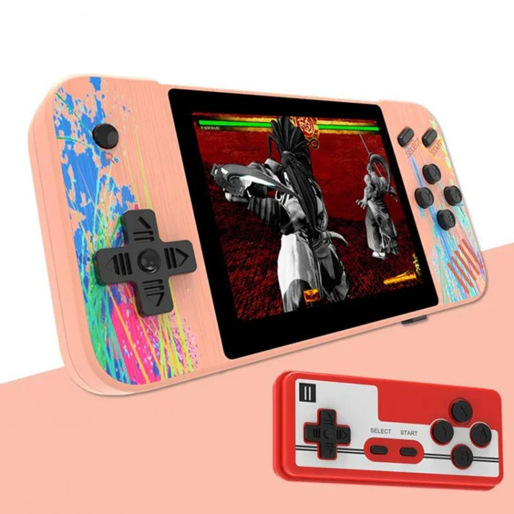 Consola de Jogos Portátil G3 Macaron com Ecrã de 3,5 polegadas para Dois Jogadores, 800 Jogos Integrados, Dois Jogadores / Rosa, Dois Jogadores / Cinzento, Dois Jogadores / Verde, Dois Jogadores / Azul