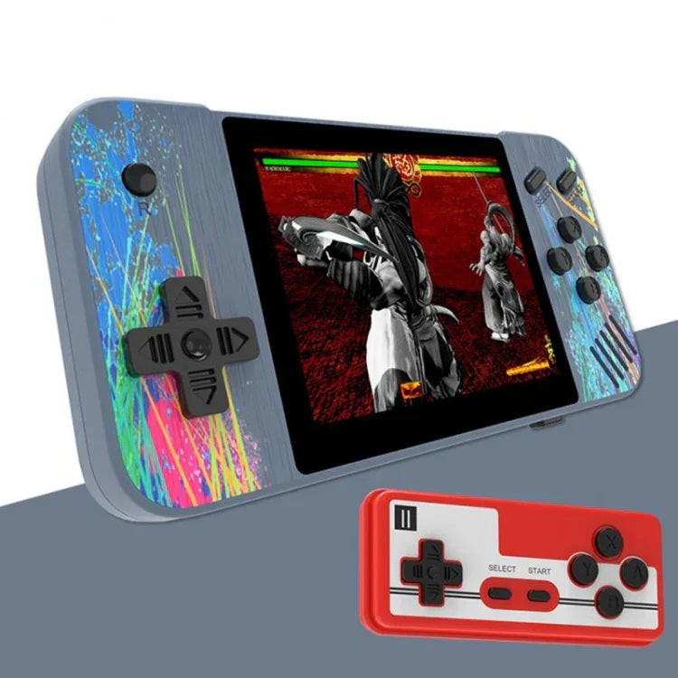 Consola de Jogos Portátil G3 Macaron com Ecrã de 3,5 polegadas para Dois Jogadores, 800 Jogos Integrados, Dois Jogadores / Rosa, Dois Jogadores / Cinzento, Dois Jogadores / Verde, Dois Jogadores / Azul