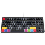HXSJ L600 87 Teclas Teclado Mecânico com Fios USB-C / Tipo-C Vermelho com Iluminação Fria