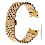 Pulseira de substituição em aço inoxidável com cinco contas, Para Samsung Galaxy Watch4 40mm/44mm