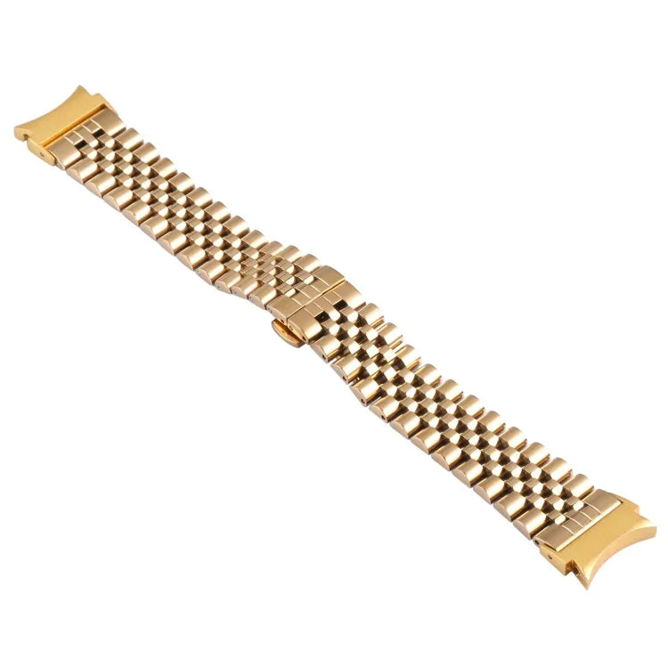 Pulseira de substituição em aço inoxidável com cinco contas, Para Samsung Galaxy Watch4 40mm/44mm