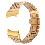 Pulseira de substituição em aço inoxidável com cinco contas, Para Samsung Galaxy Watch4 40mm/44mm